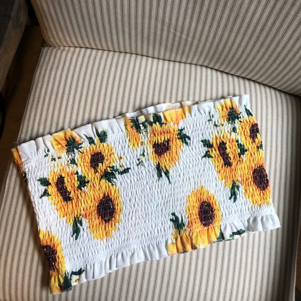 Sunflower Tube Top
